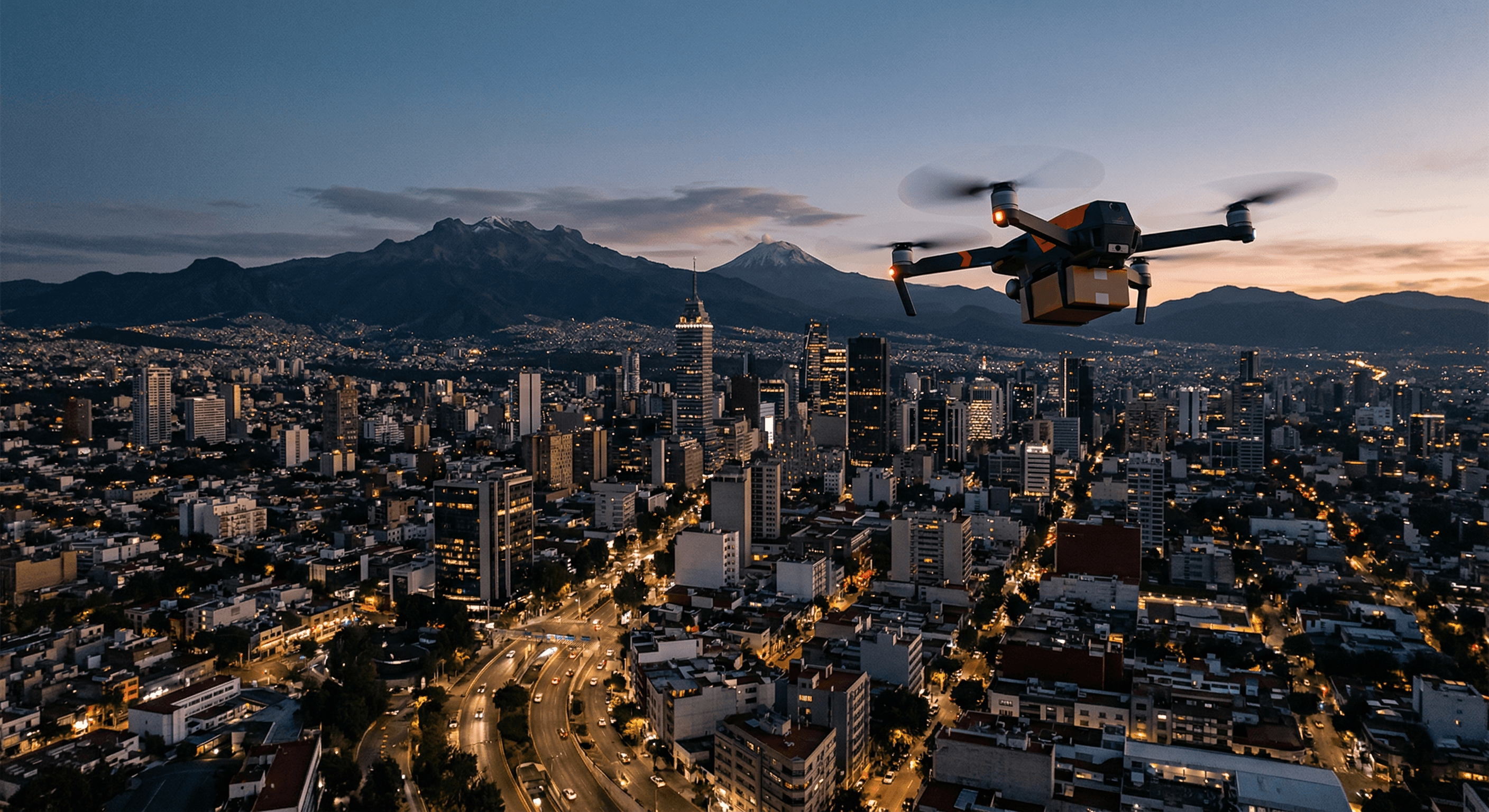 City view across Mexico City